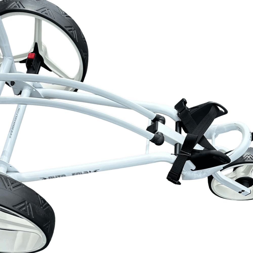 AB Bikes Golf Trundler Big Max Autofold+ in white – top view