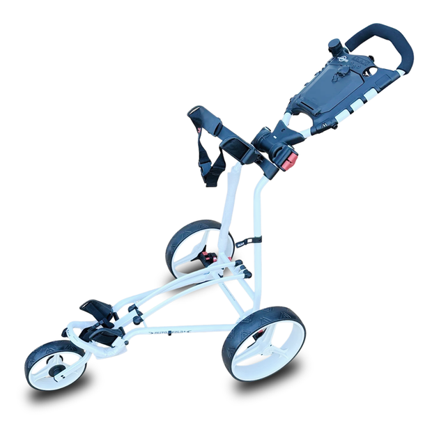 AB Bikes Golf Trundler Big Max Autofold+ in white – side view