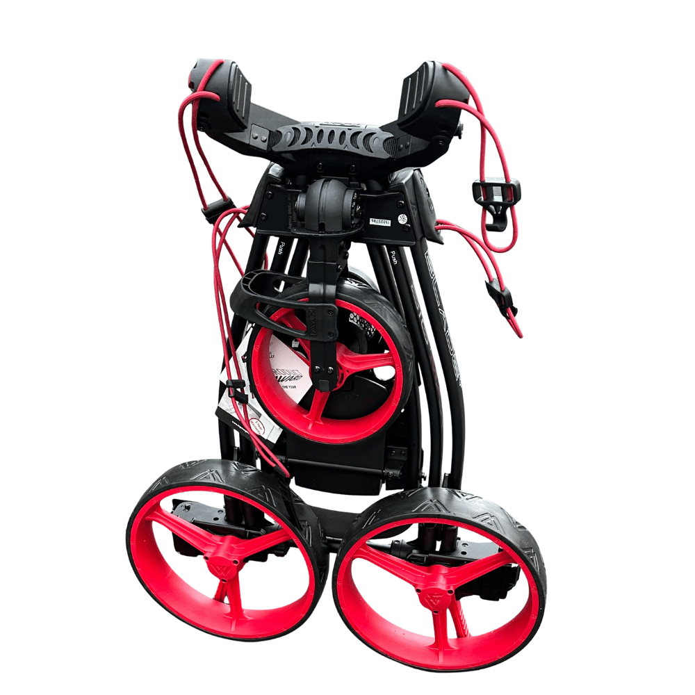 AB Bikes Golf Trundler Big Max BLADE+ in black – folding view