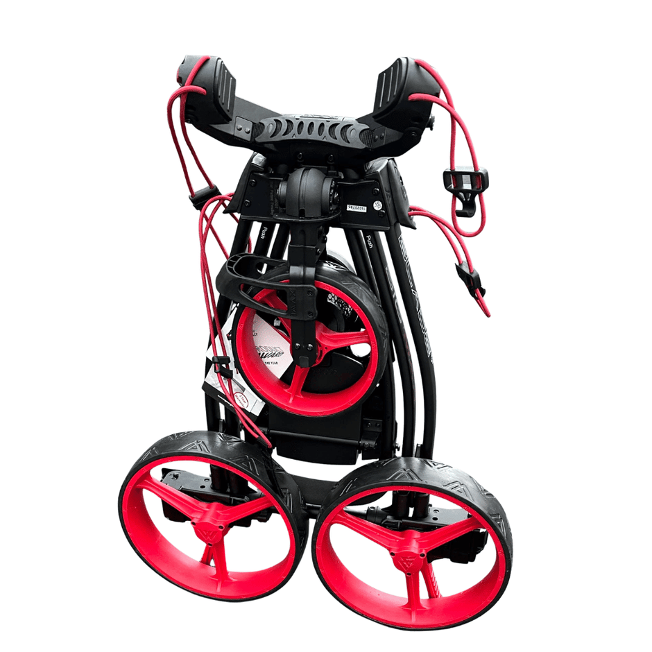 AB Bikes Golf Trundler Big Max BLADE+ in black – folding view