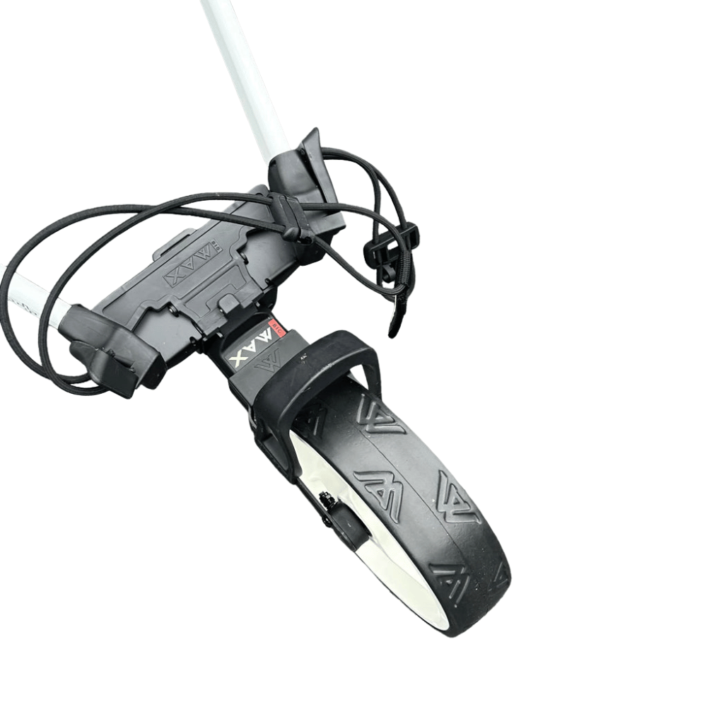 AB Bikes Golf Trundler Big Max BLADE+ in black – golf club holder view