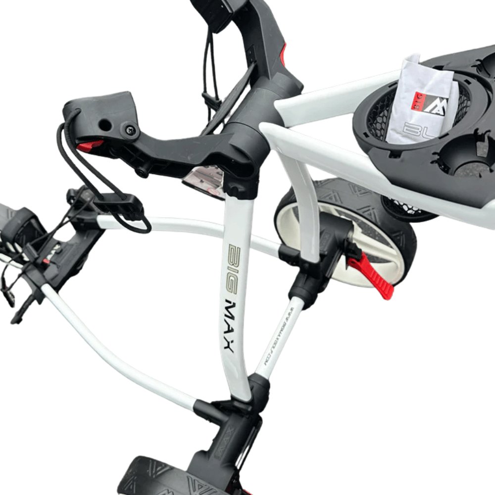 AB Bikes Golf Trundler Big Max BLADE+ in white – top view