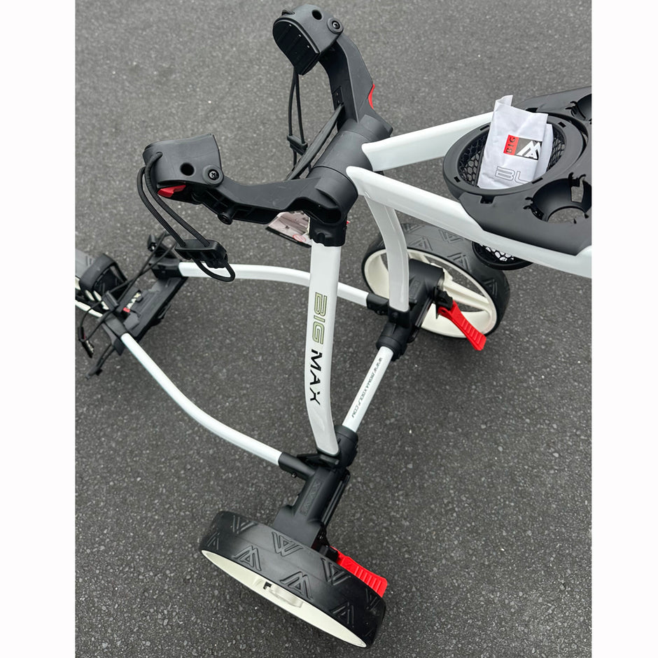 AB Bikes Golf Trundler Big Max BLADE+ in white – top view