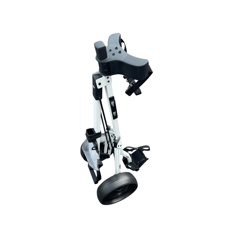 AB Bikes Golf Trundler Big Max Basic in white – folded view