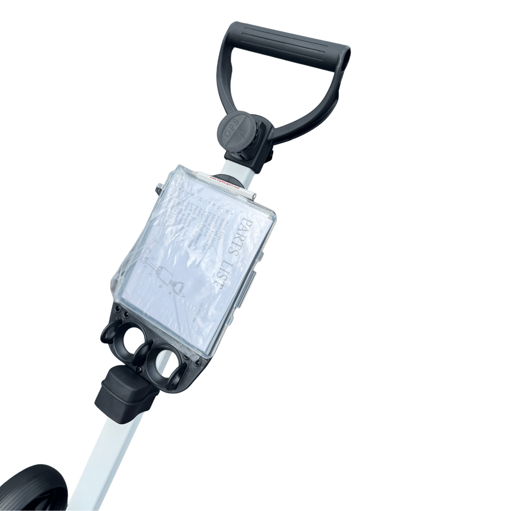 AB Bikes Golf Trundler Big Max Basic in white – attachment panel view