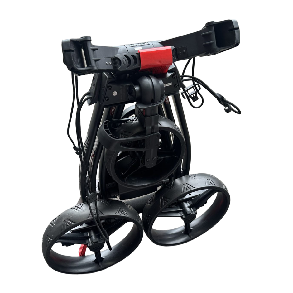AB Bikes Golf Trundler Big Max Blade in black – folding front view