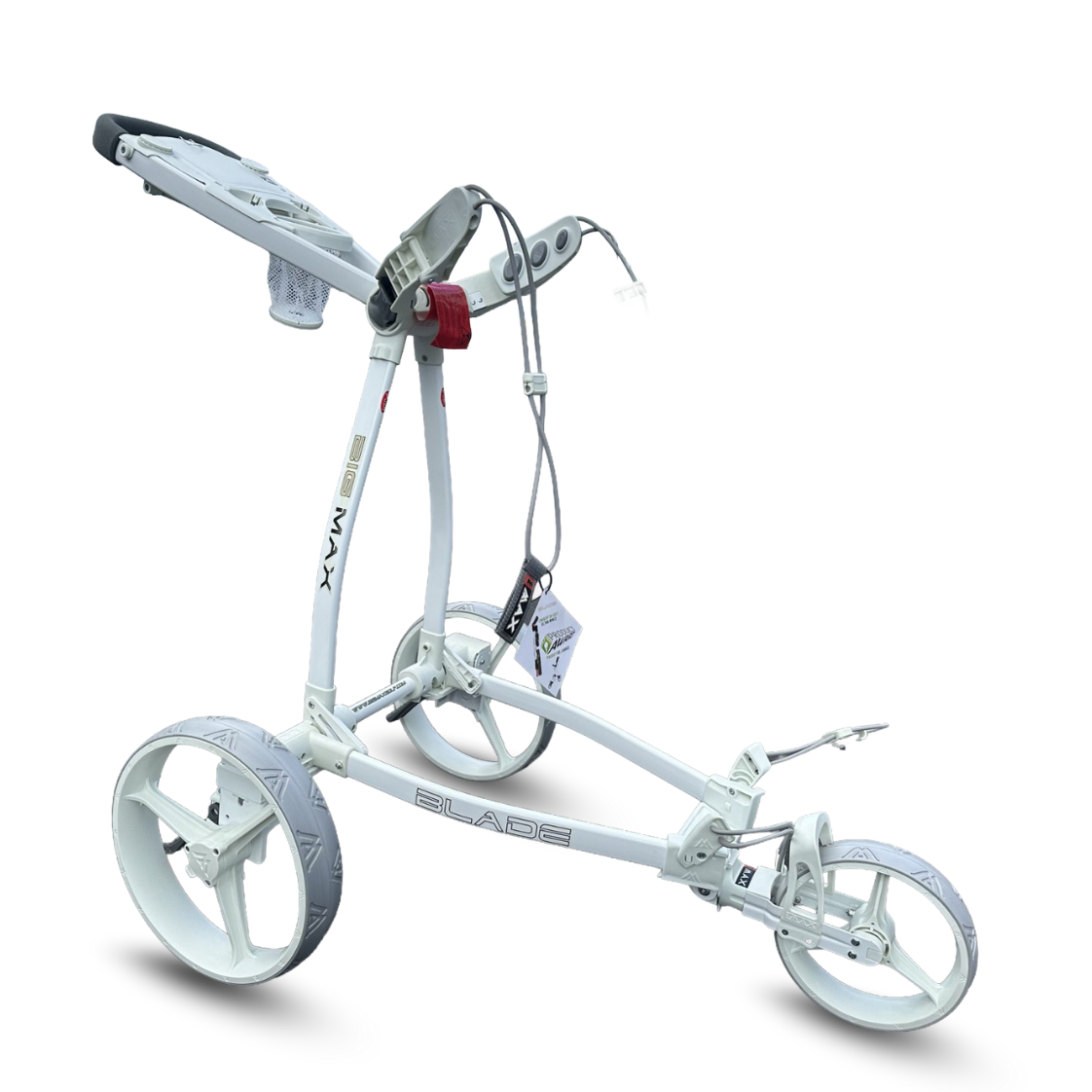AB Bikes Golf Trundler Big Max Blade in white – side view