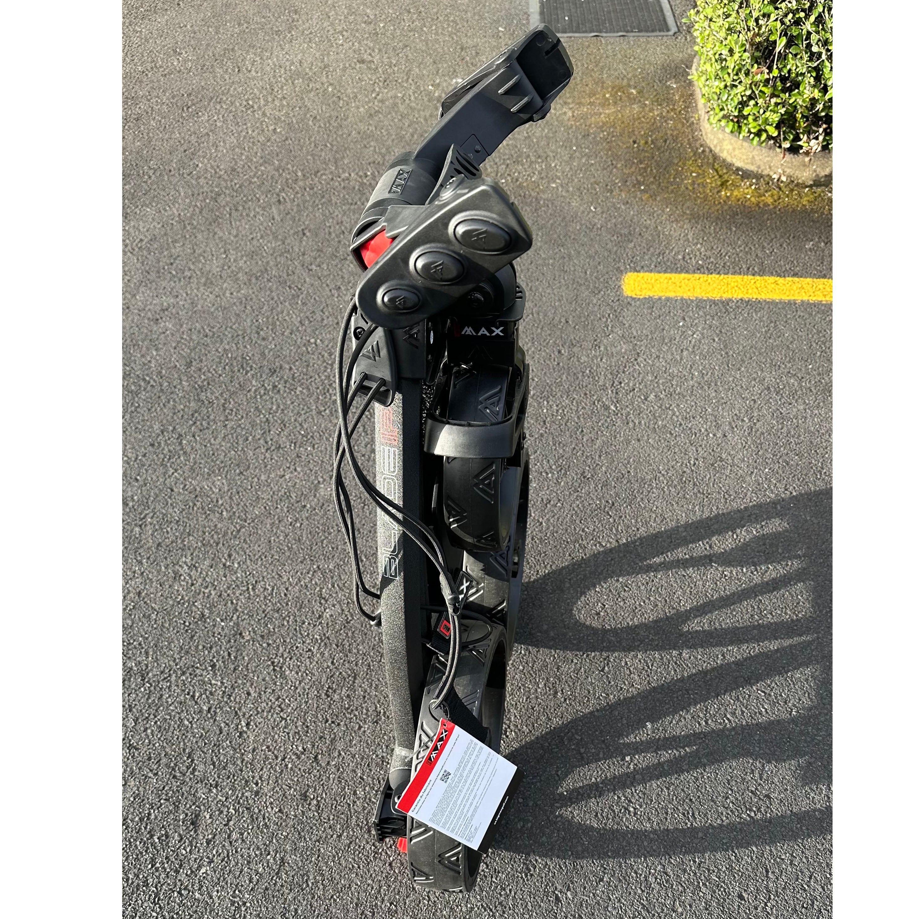 AB Bikes Golf Trundler Big Max Blade IP in black – folding side view