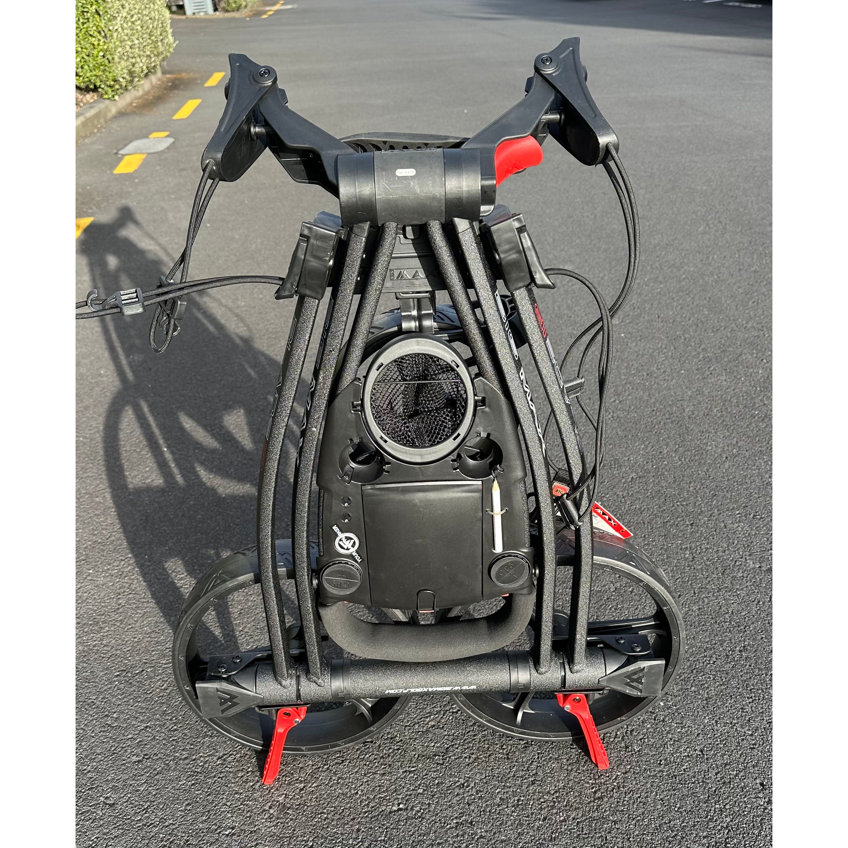 AB Bikes Golf Trundler Big Max Blade IP in black – folding back view