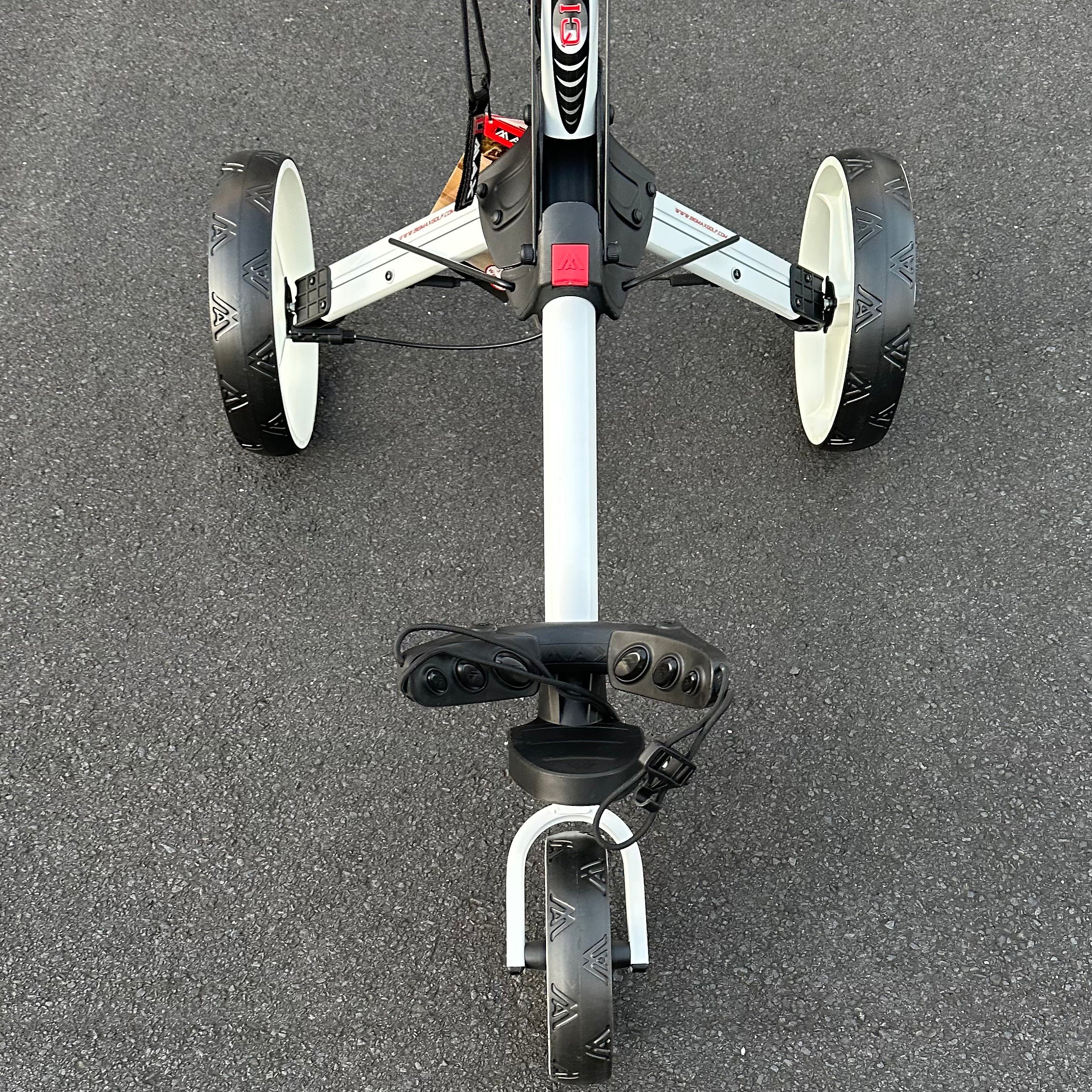 AB Bikes Golf Trundler Big Max Blade IQ in white – top view