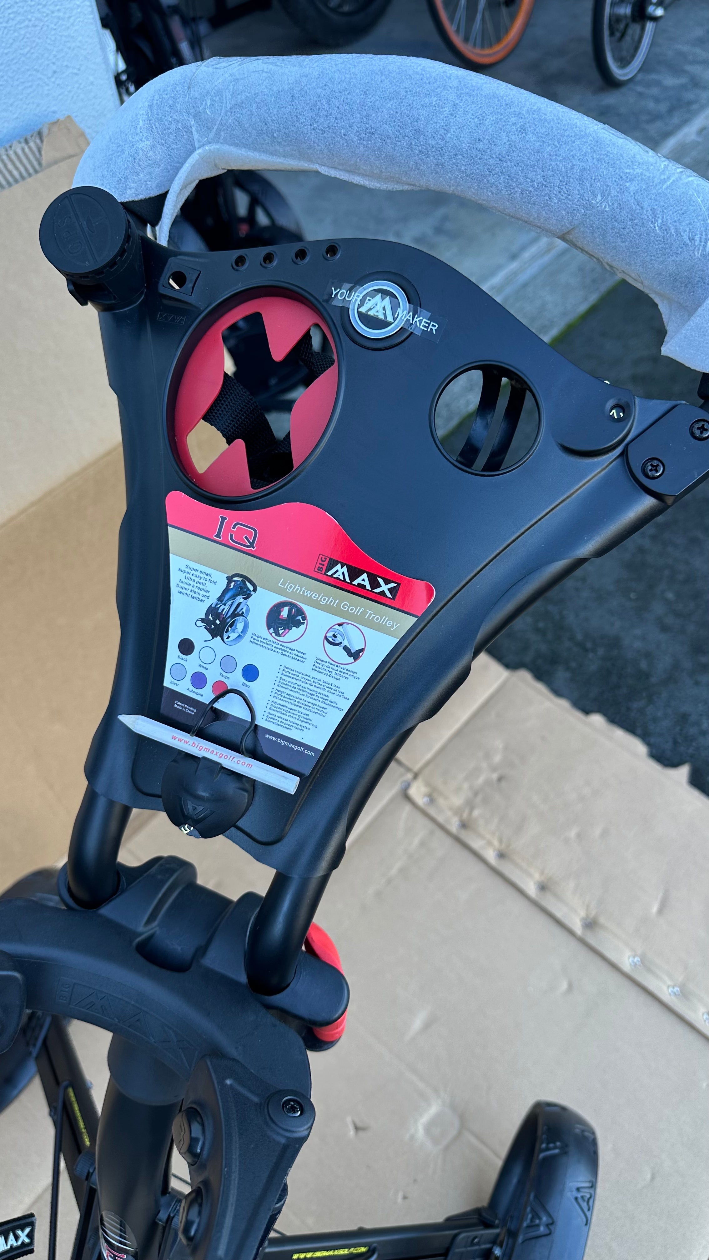 AB Bikes Golf Trundler Big Max Blade IQ in black – container view