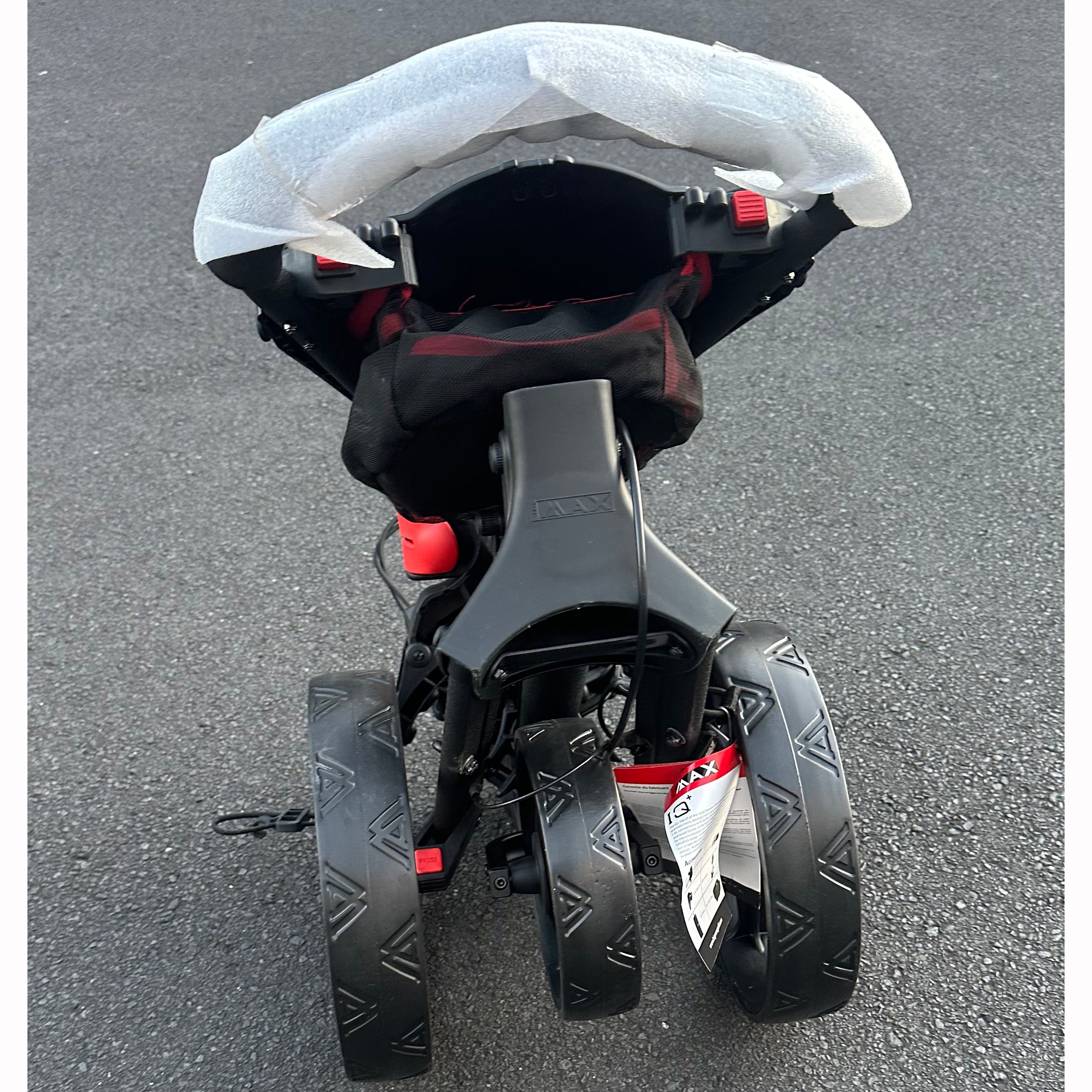 AB Bikes Golf Trundler Big Max Blade IQ+ in black – folding back view