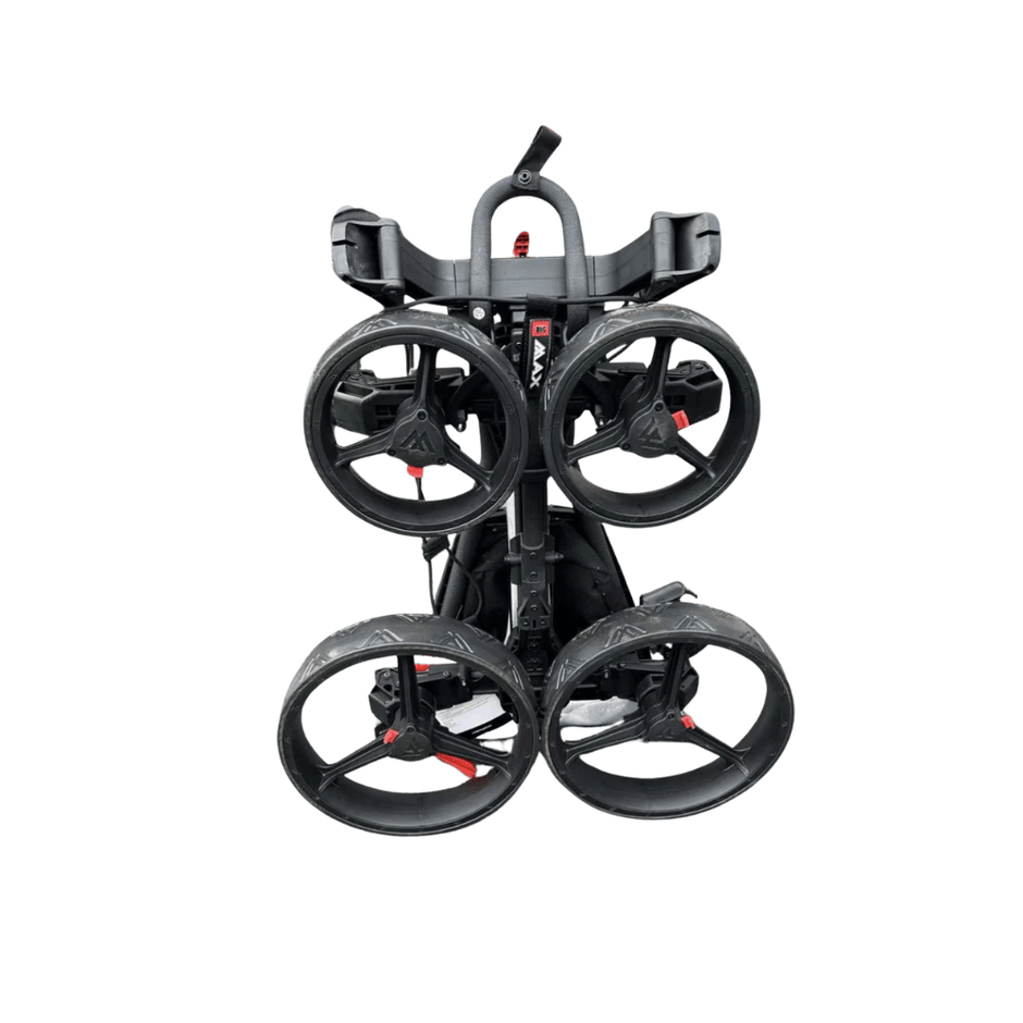 AB Bikes Golf Trundler Big Max Blade Quattro in black – folded back view
