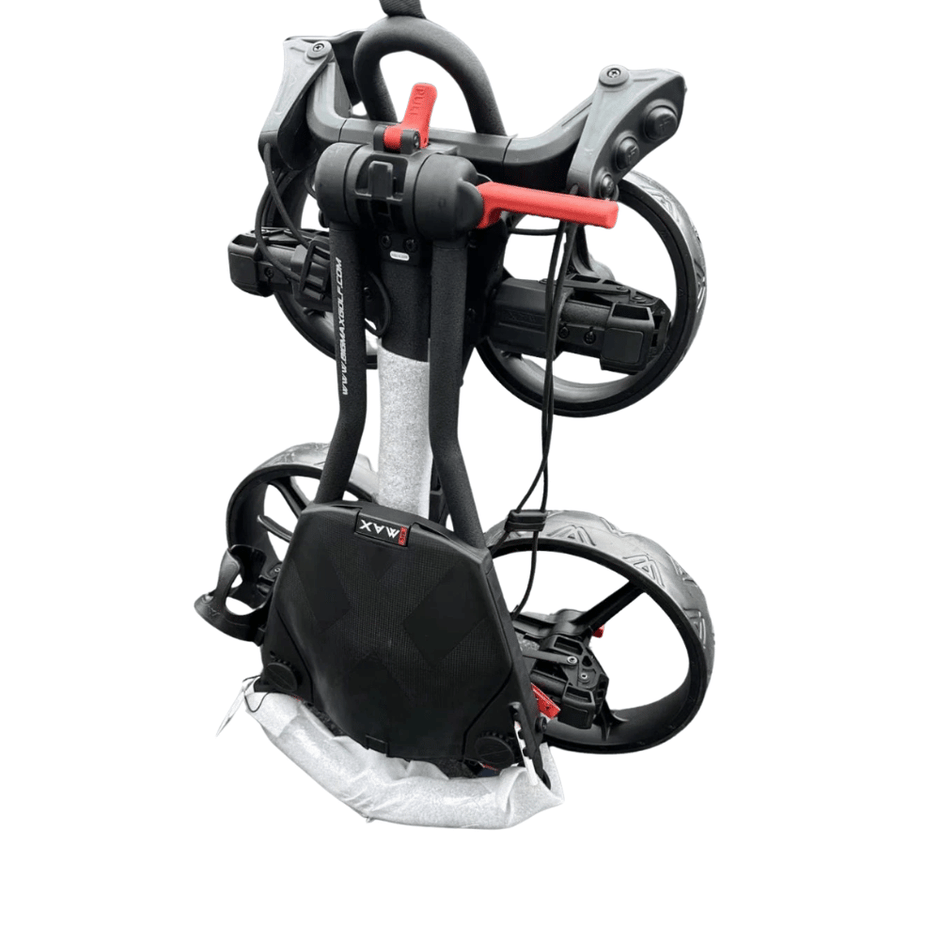 AB Bikes Golf Trundler Big Max Blade Quattro in black – folded front view
