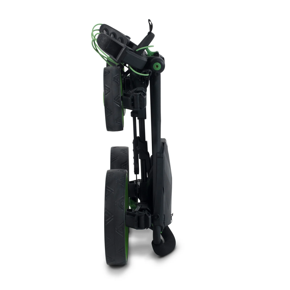 AB Bikes Golf Trundler Big Max Blade Quattro in green – folding view