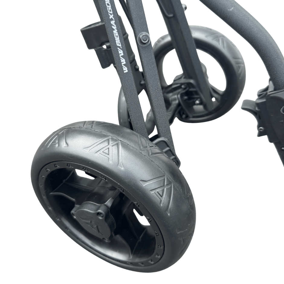 AB Bikes Golf Trundler Big Max Junior 3W in black – rear wheel view