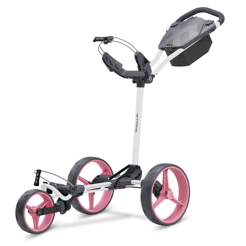 AB Bikes Golf Trundler Big Max TRIO in pink – side view