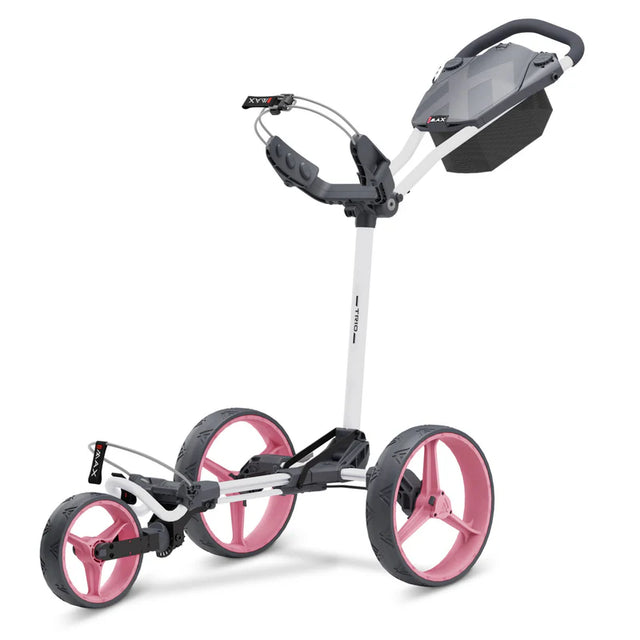AB Bikes Golf Trundler Big Max TRIO in pink – side view