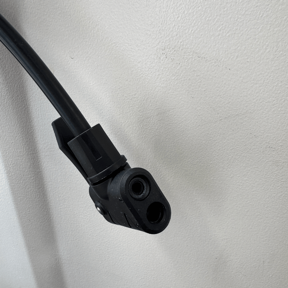 AB Bikes Accessories Bike Pump in black – valve pump head view