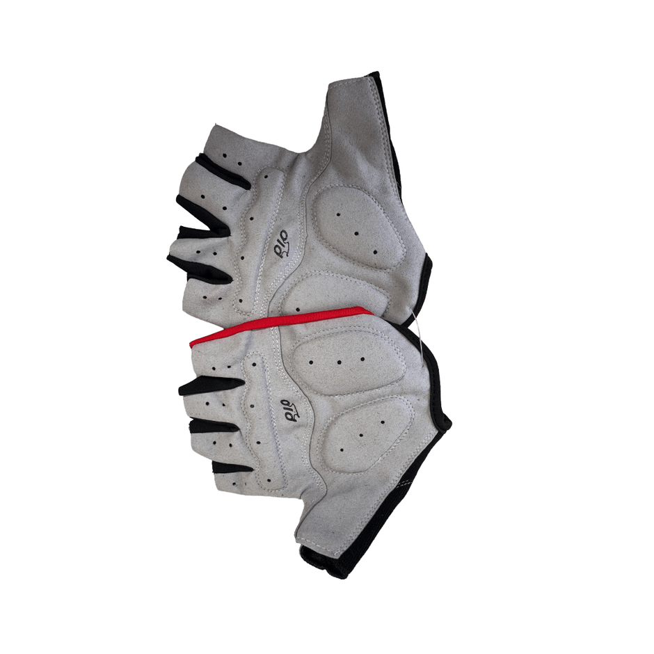 AB Bikes Accessories Bike Gloves in black – unfolded view