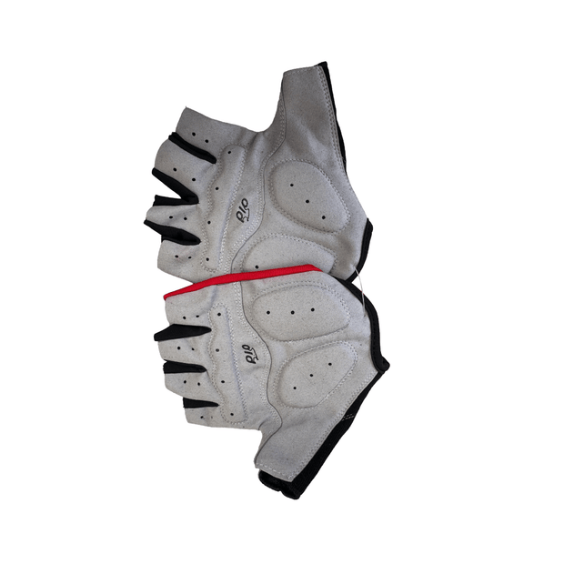 AB Bikes Accessories Bike Gloves in black – unfolded view