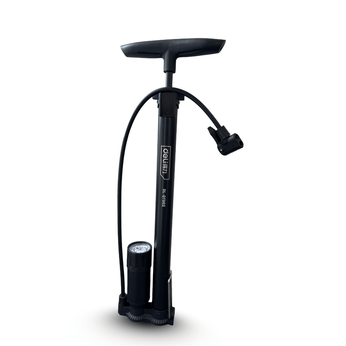 AB Bikes Accessories Bike Pump in black – side view