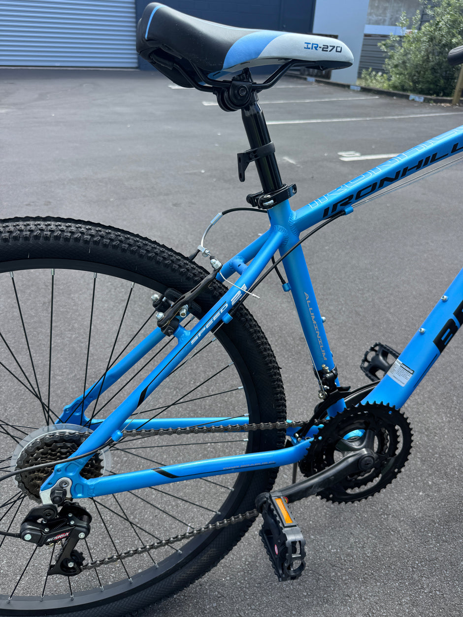 AB Bikes Mountain Bike Brabus Ironhill in black – seat tube view