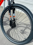 AB Bikes Mountain Bike Brabus Ironhill in orange – front wheel view