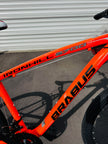 AB Bikes Mountain Bike Brabus Ironhill in orange – top tube view
