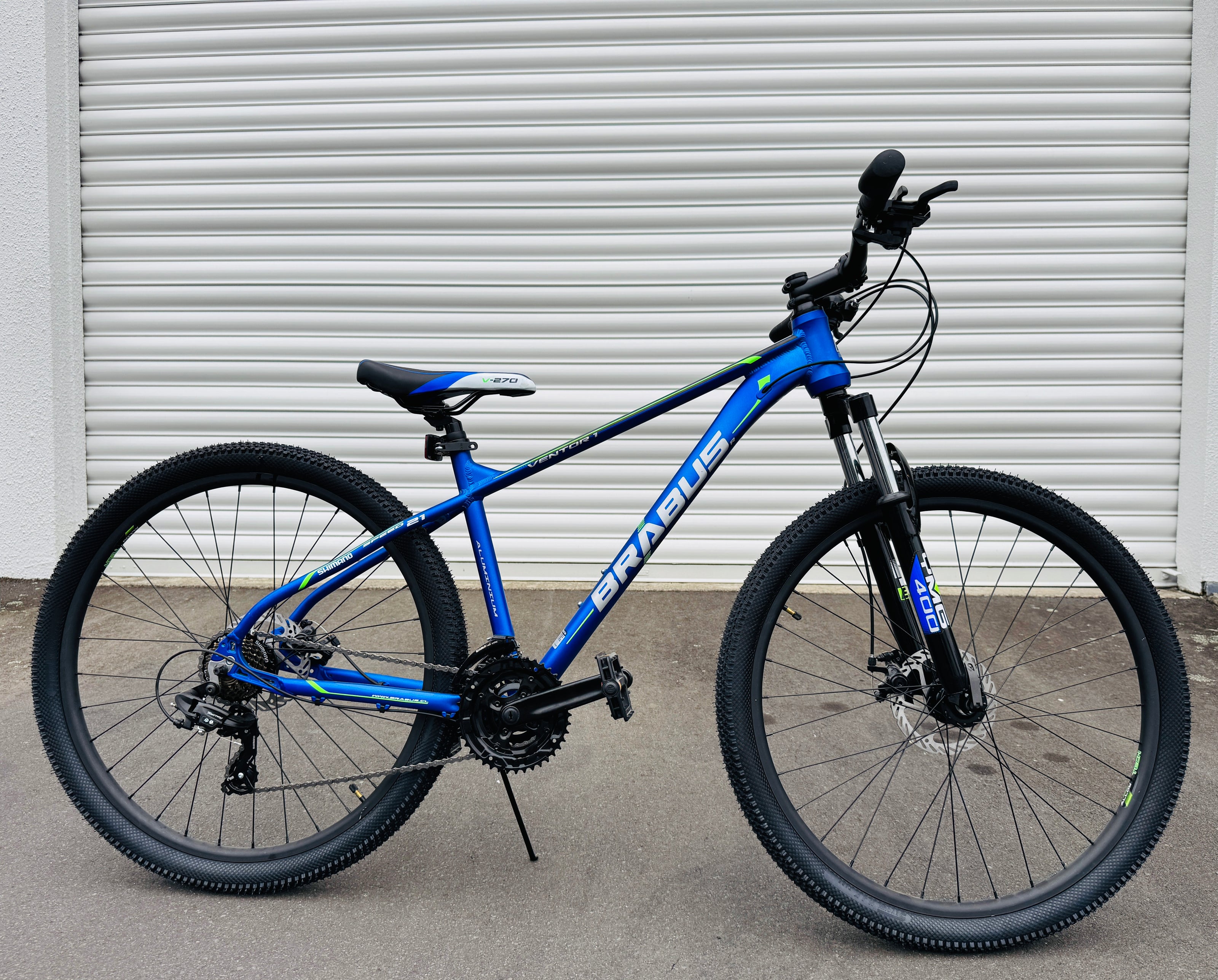 AB Bikes Mountain Bike Brabus Ventor in blue – real shot side view