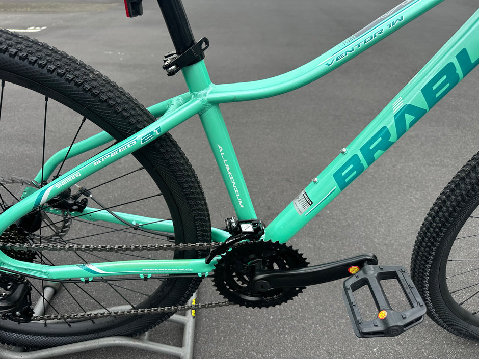 AB Bikes Mountain Bike Brabus Ventor in mint – seat tube view