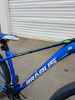 AB Bikes Mountain Bike Brabus Ventor in blue – top tube view
