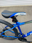 AB Bikes Mountain Bike Brabus Ventor in blue – bike seat view