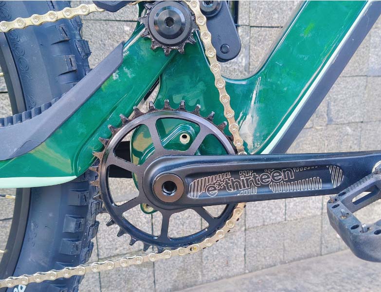 Crank on Eminent Haste MT LT 29 inch mountain bike-AB Bikes Auckland NZ