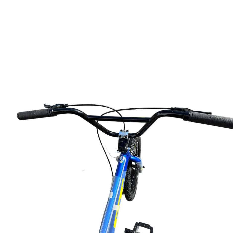 AB Bikes BMX GT Mach One 20 inch in blue – top view