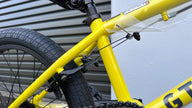 AB Bikes BMX GT Air YEL O/S in yellow – seat tube view