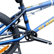 AB Bikes BMX GT Slammer in blue – front chain view