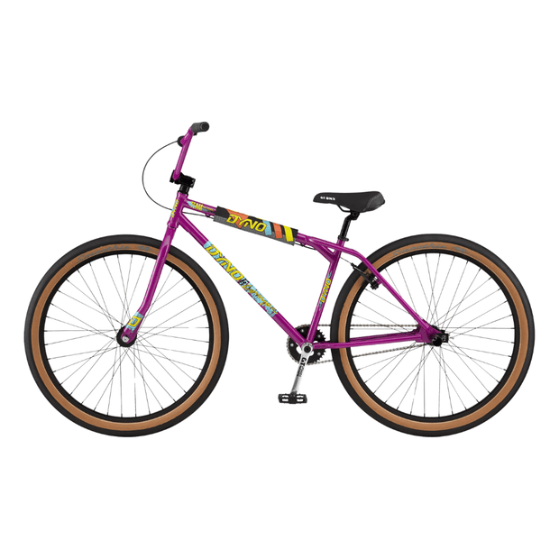 AB Bikes BMX GT Dyno Compe Pro Heritage LTD in purple – left side view