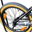 AB Bikes BMX GT Performer Performer BLK in black – rear wheel view