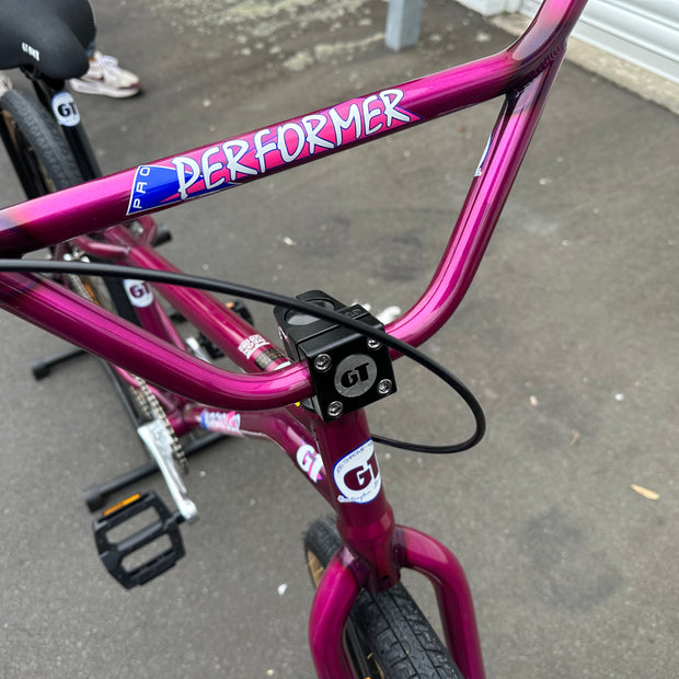 AB Bikes BMX GT Pro Performer Heritage RAS in purple – front view