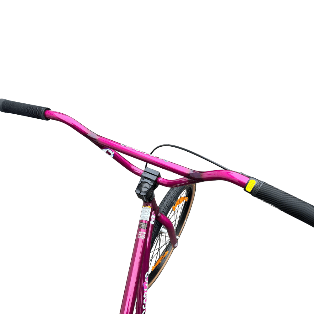 AB Bikes BMX GT Pro Performer Heritage RAS in purple – handbar view