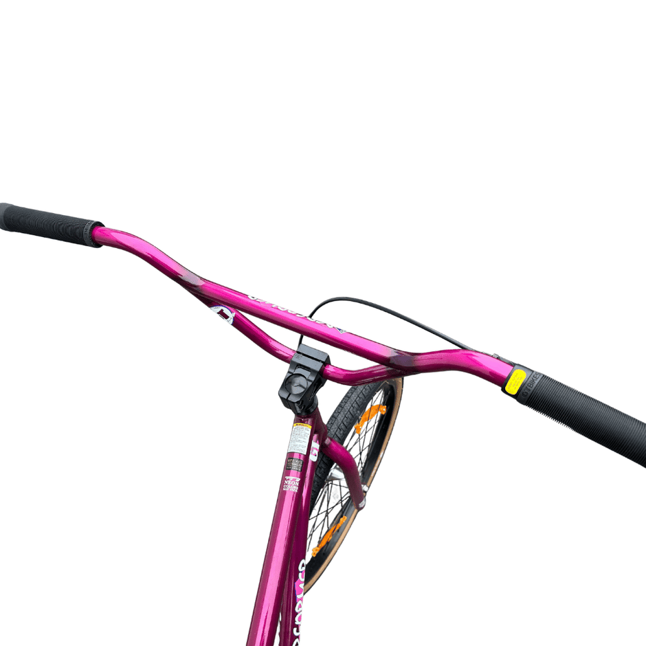 AB Bikes BMX GT Pro Performer Heritage RAS in purple – handbar view