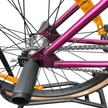 AB Bikes BMX GT Pro Performer Heritage RAS in purple – rear wheel view