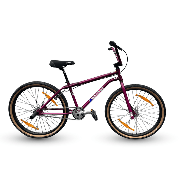 AB Bikes BMX GT Pro Performer Heritage RAS in purple – front view