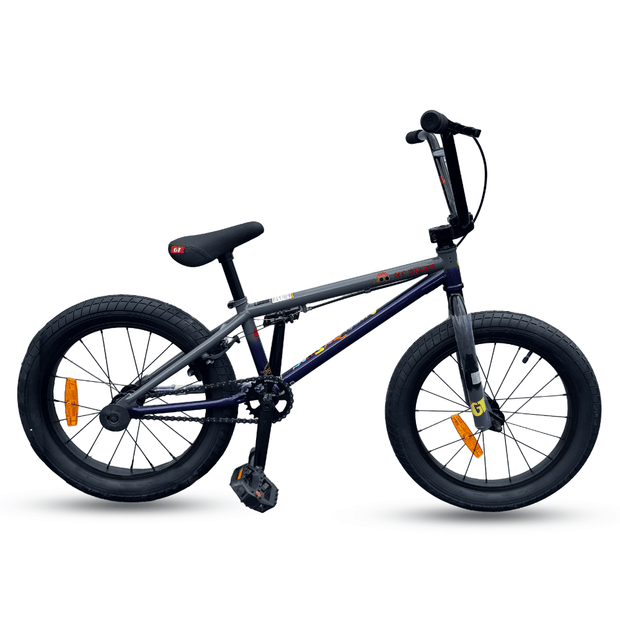 AB Bikes BMX GT Proformer 18 inch in purple – side view