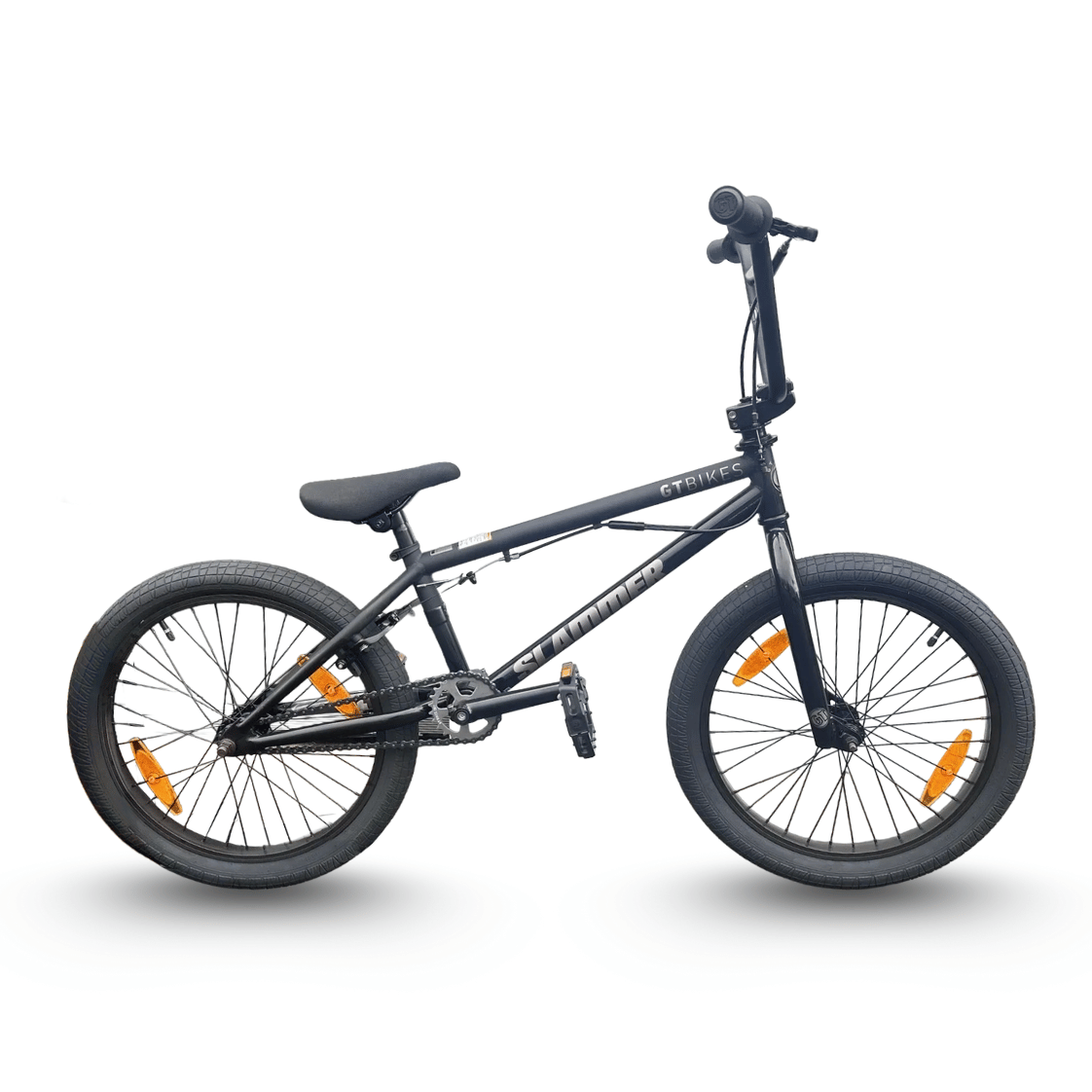AB Bikes BMX Slammer BLK in black – side view