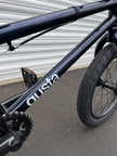 AB Bikes BMX GustaBMX in black – top tube view