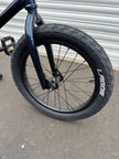 AB Bikes BMX GustaBMX in black – front wheel view