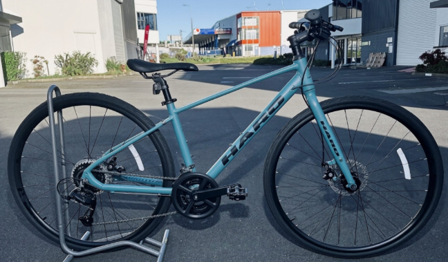 HaroAeras700CHybridBike_MatteDeepWaters– AB Bikes Auckland NZ