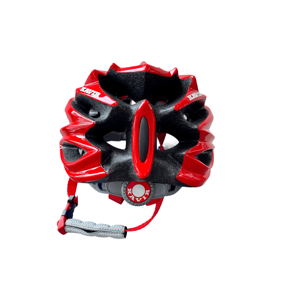 AB Bikes Accessories KAVIR Helmet in red – back view